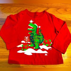 Christmas long-sleeved shirt, size 4T
